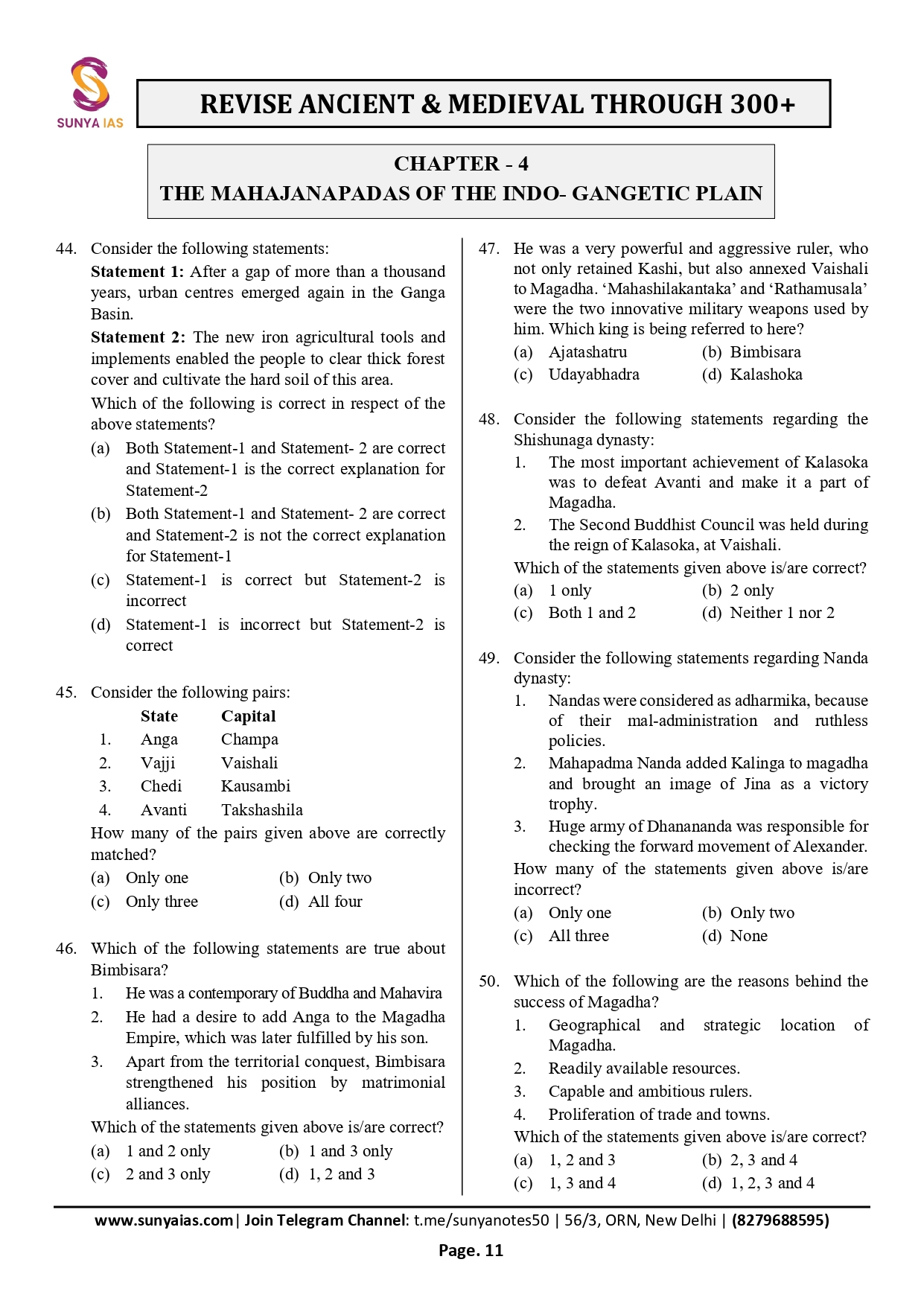Study Notes Page 10